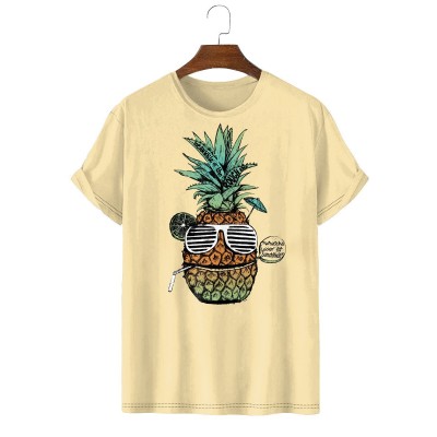 Men's Pineapple Ideas Fun Short Sleeve T-Shirt