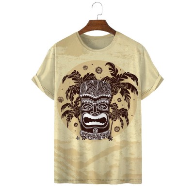 Men's Vintage Aloha Tiki Short Sleeve T-Shirt